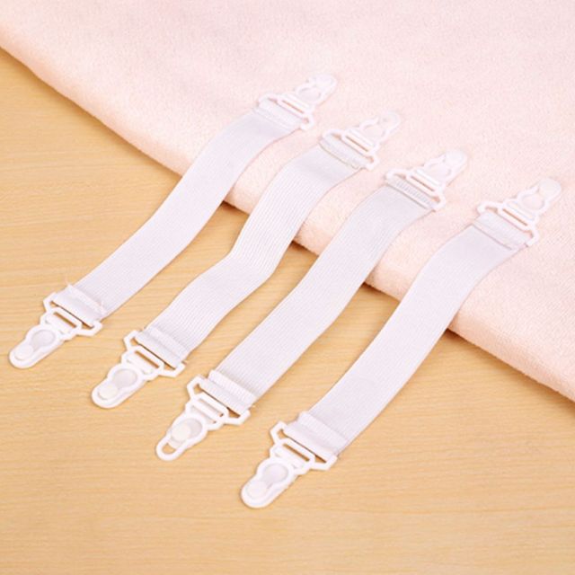 이불 밴드 시트 고정 침구 패드 커버 클립 4P