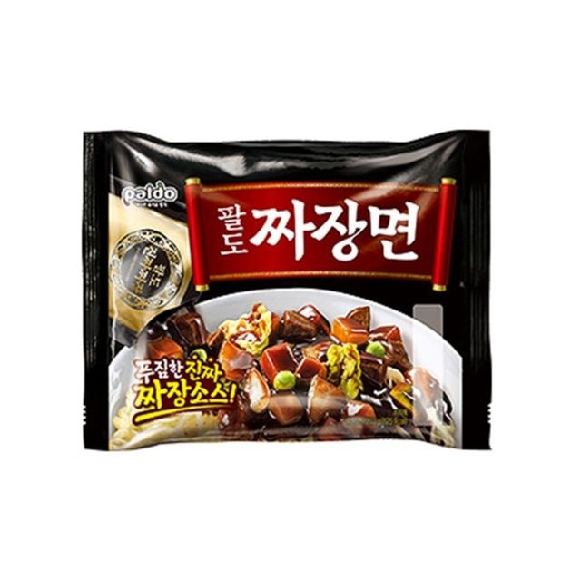 팔도 짜장면 203g 32봉 - 전통 중화짜장 맛 봉지라면