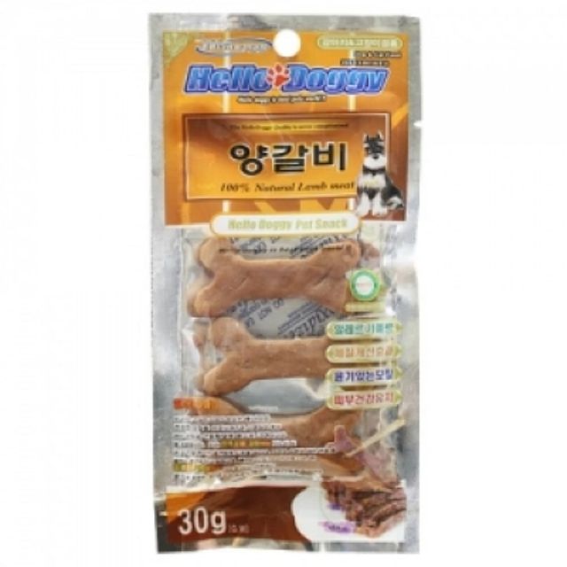 헬로도기 양갈비 간식 트릿 30g 강아지 보양식