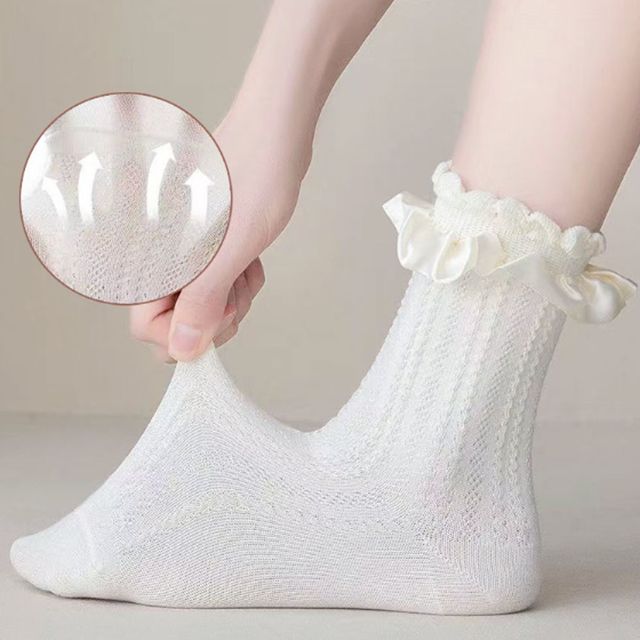 데일리 여자 발목 레이스 양말 패션 중목 신상 삭스
