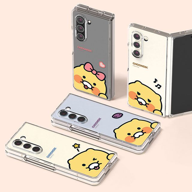 갤럭시Z폴드5 5G 춘식이 빼꼼 투명 하드케이스 F946