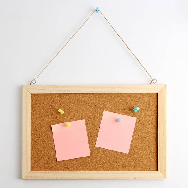 코르크 메모판 30x20cm 공지사항 투명액자 환경게시판 외부게시판 병원게시판