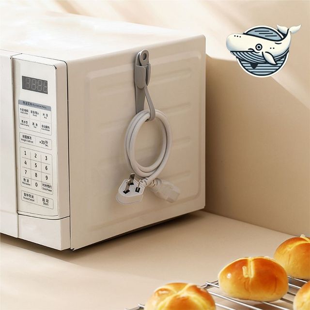 가전제품 케이블 정리 클립 실리콘 홀더 주방
