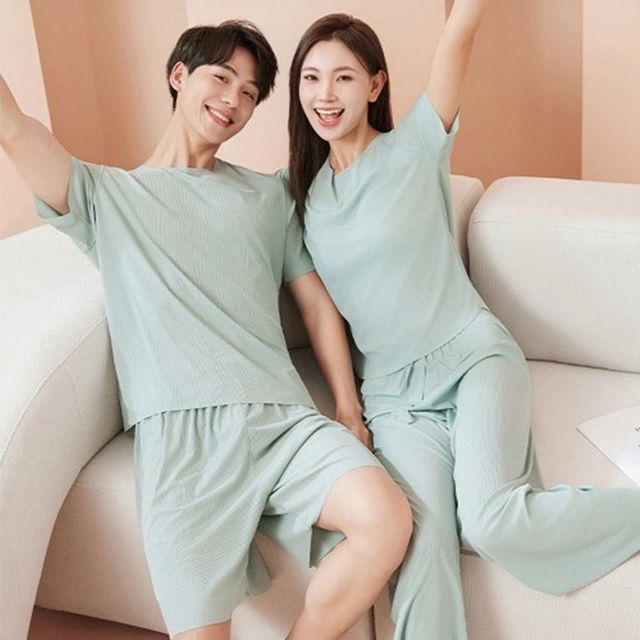 여자파자마 커플 신혼 잠옷 여자잠옷 여자홈웨어