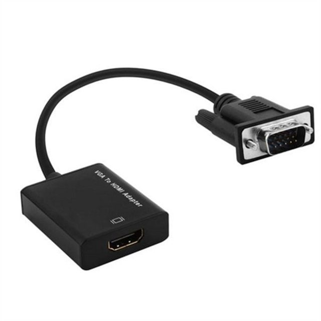 스테레오 vga hdmi 변환기 외장형 vga hdmi 컨버터 노트북 모니터