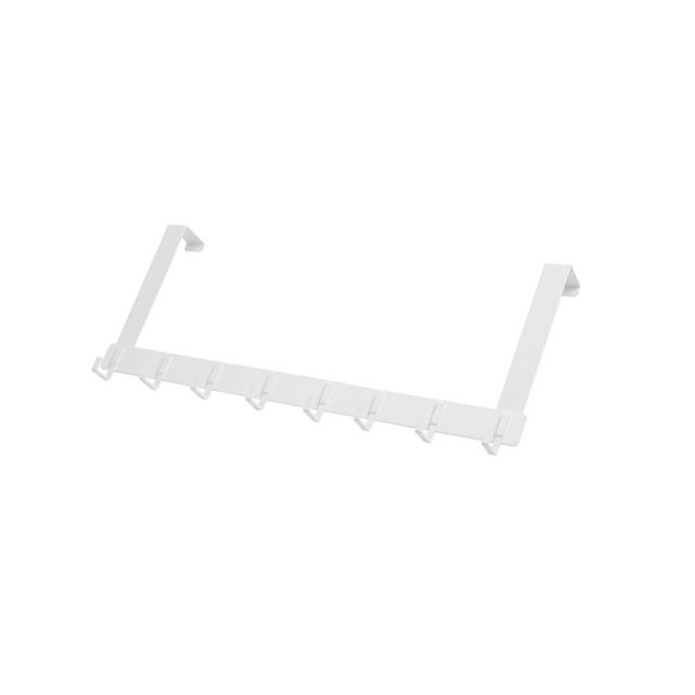 8구 도어 후크 53x18cm 화이트 후크걸이 문걸이옷걸이 문걸이행거