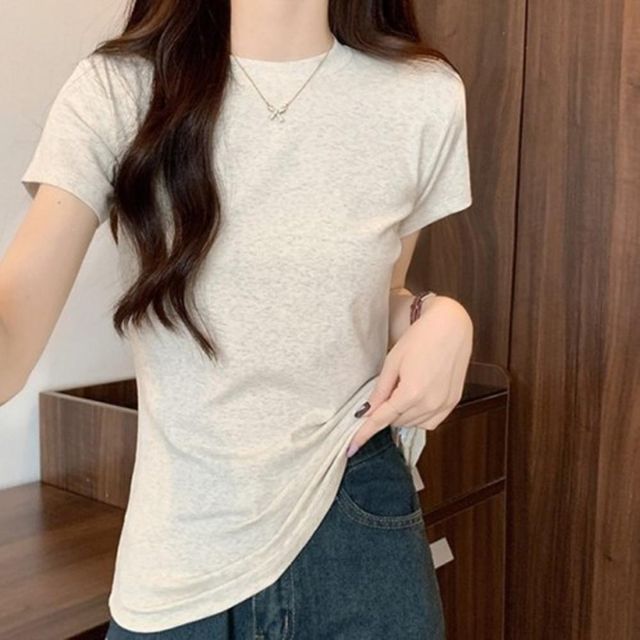 여성의류 40성 티셔츠코디 30성 여자티 긴팔티셔츠