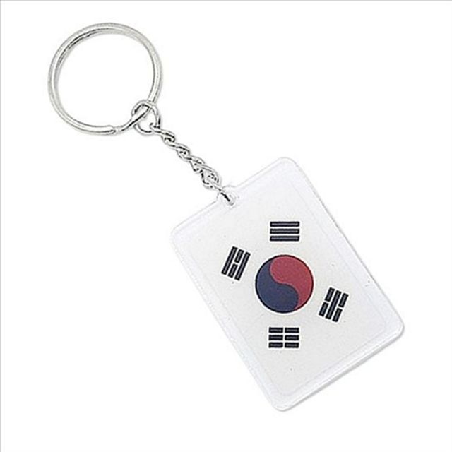 미니 태극기 키링 양면 태극기 열쇠고리 자동차 가방 선물용