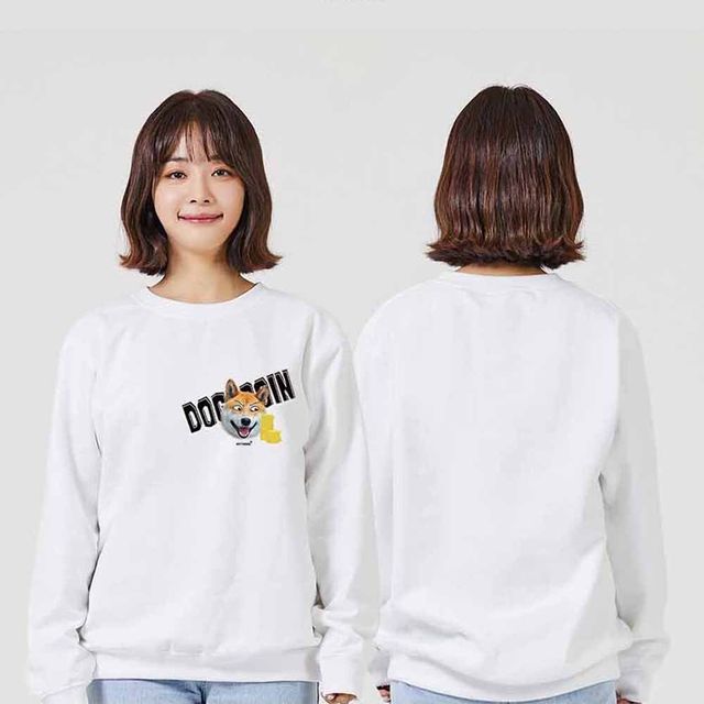 도지코인 맨투맨 후드티 가족 커플 단체티