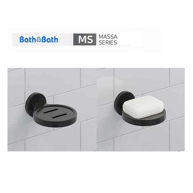 MASSA 인조대리석 비누대 MS-503BP 블랙 펄 욕실선반