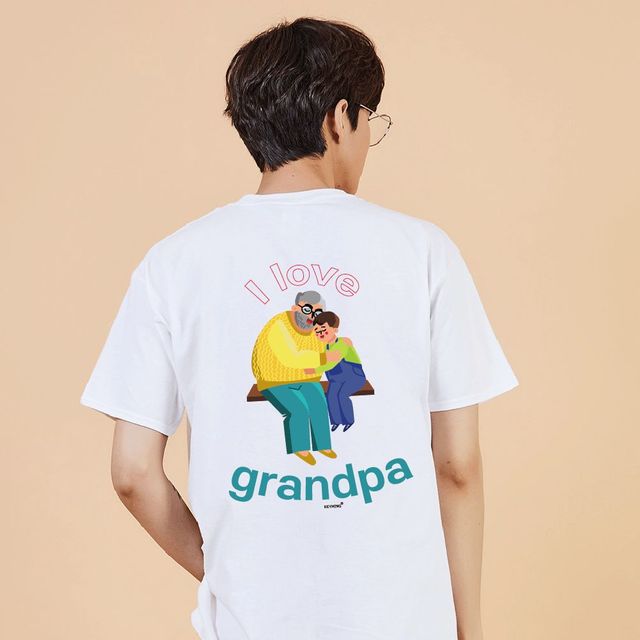 키밍 사랑 할아버지 남자티셔츠 맨투맨 후드티