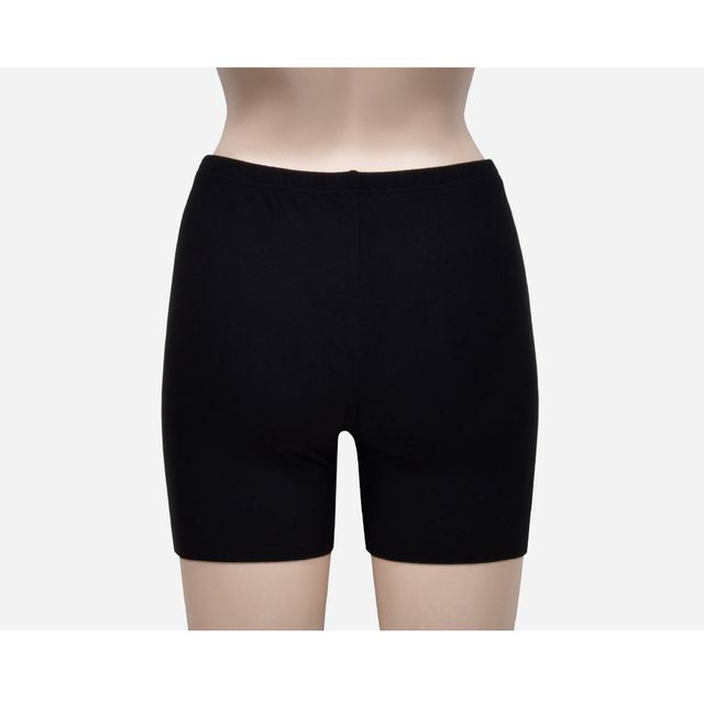 따뜻한 보온 여성 속옷 기모 속바지 블랙 3부 쫄바지