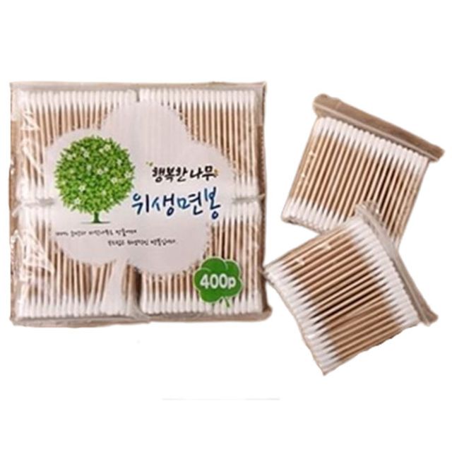 위생면봉 400p 화장면봉 유아면봉 고급면봉 위생용품 나무면봉