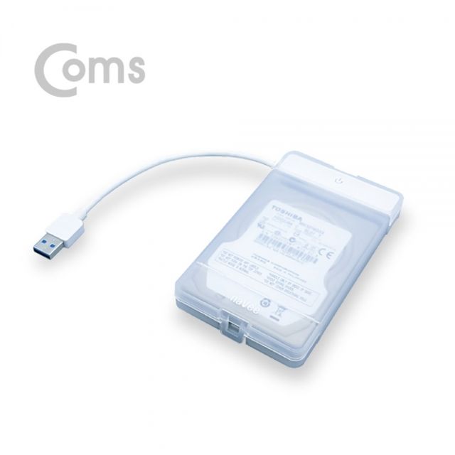 Coms 나비 USB 3.0 외장하드 2.5형 케이스 SSD HDD