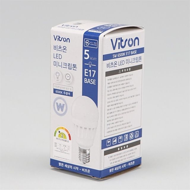 LED 미니 크립톤 5W E17 주광 밝은조명 주광색등 E17LED등