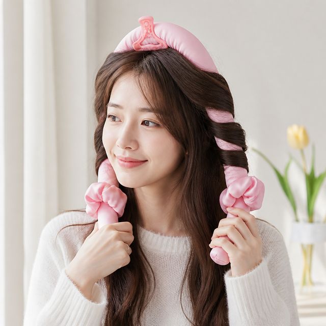 헤어롤 셋팅기 튜브컬 스펀지 롯드 긴 머리 웨이브 셀프펌 파마 구루프