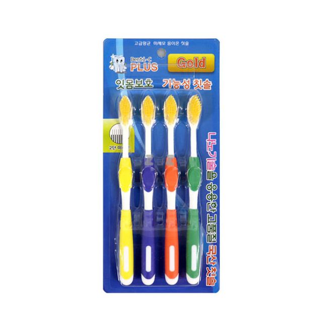 IS 덴티씨 골드칫솔 4P