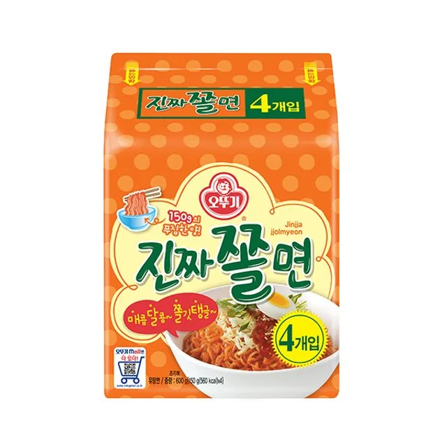 오뚜기 진짜쫄면 멀티 150gX4봉