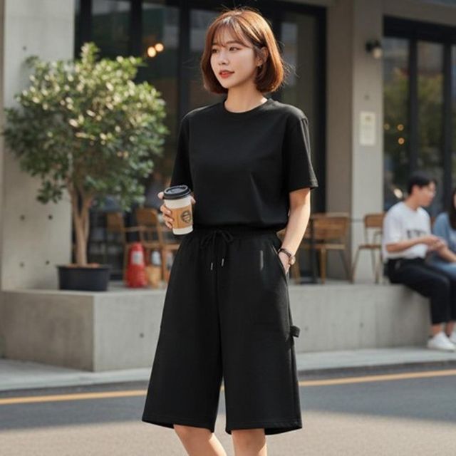3부팬츠 반바지코디 핫팬츠 여자반바지 반바지 여름
