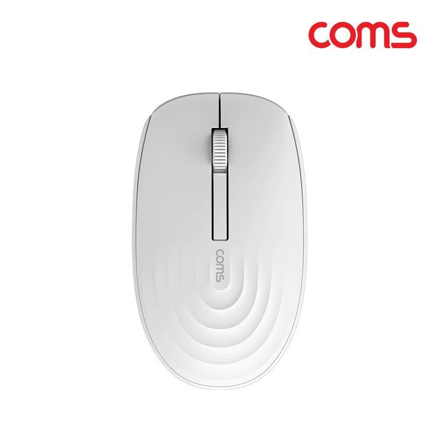 무소음 무선 옵티컬 마우스 White 2.4GHz 좌우대칭형