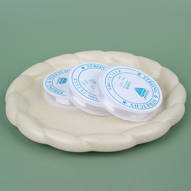 비즈공예 우레탄줄 크리스탈텍 0.7mm 팔찌 끈 부자재