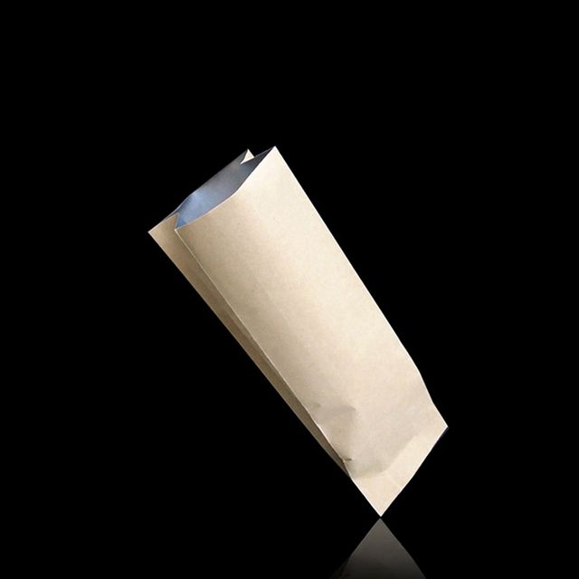 M형 크라프트 원두 커피봉투 은박 9X25cm 폭4cm 200P