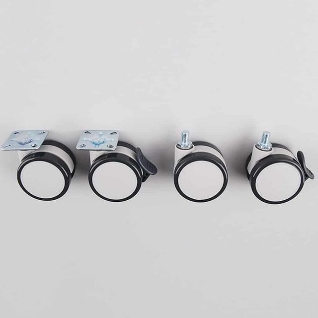 메디컬바퀴 저소음 라이트그레이 가구바퀴 책상바퀴