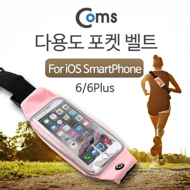 Coms 다용도 포켓 벨트 SmartPhone 6Plus용 Pin