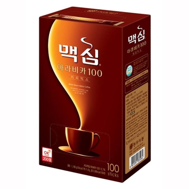맥심 아라비카 커피믹스 100T 스틱 블렌드 카페