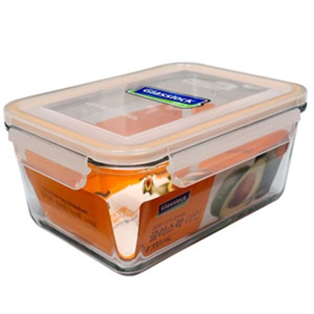 글라스락 템퍼맥스 밀폐용기 직사각 1호 1700ml - 유리용기
