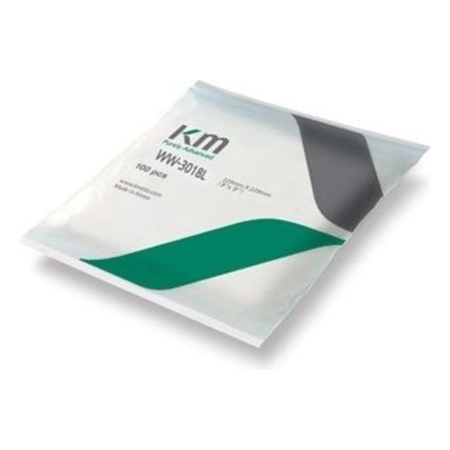 케이엠 크린룸 폴리에스터 와이퍼 저중량 특대형 WW3018L