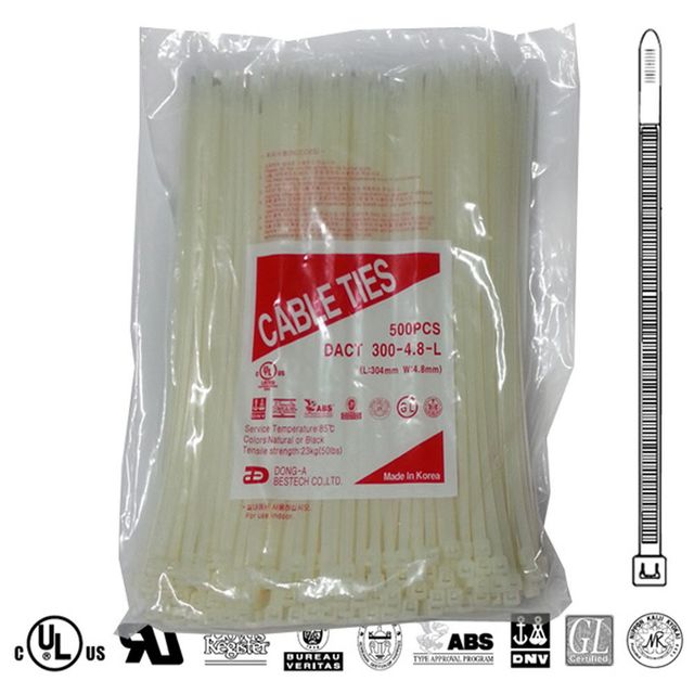 국산 특대형 전선타이 케이블타이 304mm 5