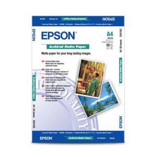 혜명몰 엡손 매트포토용지 SO41342 A4 / 50매 192g - 권 (1개입) 인화용지 포토페이퍼 프린트용지 사진인화