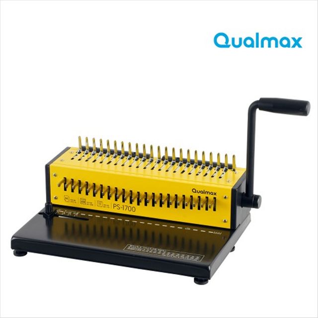 10041 플라스틱링 제본기 Qualmax PS-1700 - 안정적인 사무용 제본 솔루션