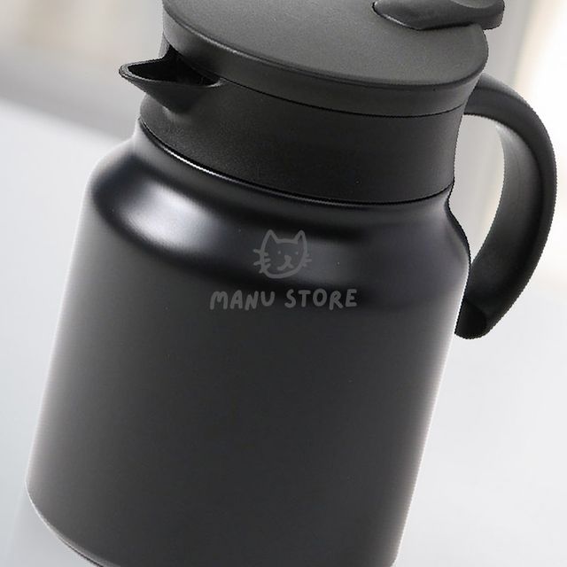 테이블포트 거름망 이중진공 보온주전자 900ml 무광블랙