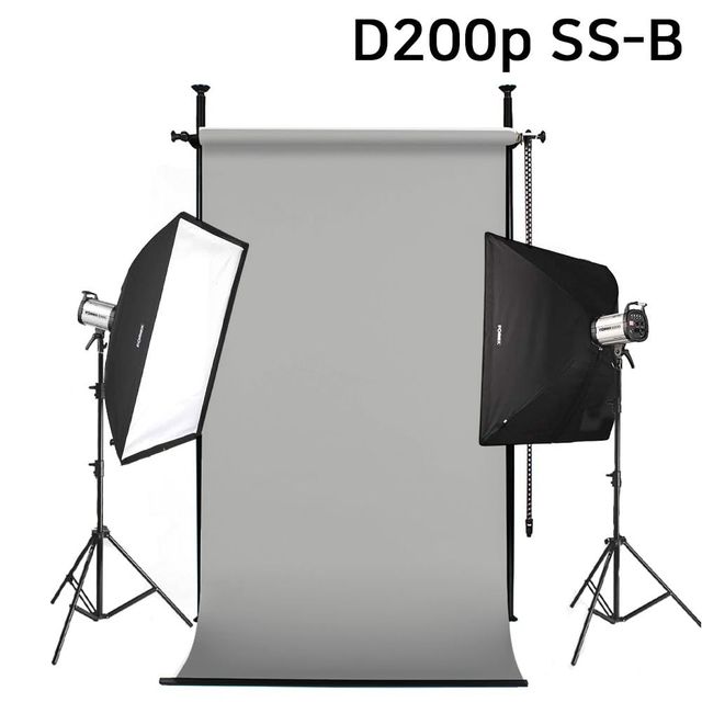 세트 D200p 촬영 배경지135cm 그레이 고정형