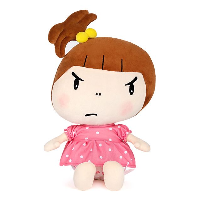 요하 인형 머리끈 도트 원피스 패션 소녀 캐릭터