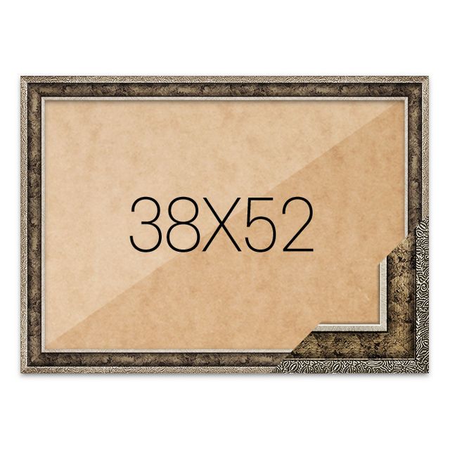 퍼즐액자 38x52 고급형 앤틱실버