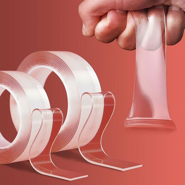 차테리어양면스티커 접착력 사무용품 2mm/3cm/5m 방수 투명양면테이프