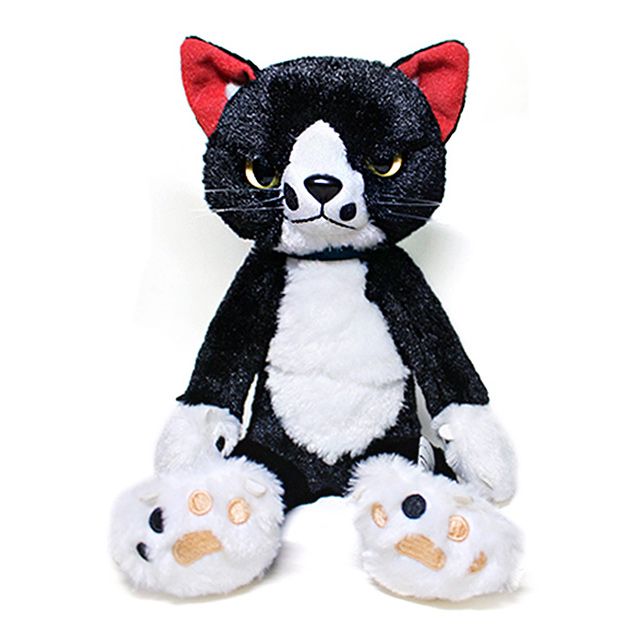 스크래치 인형 MS 속스 28cm 완구 고양이 떼껄룩