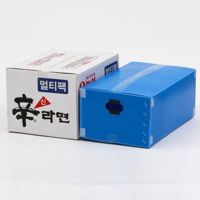 플라스틱 이사 박스 4호 이삿짐 택배 단프라 용 포장 상자 수납함 대형 물류창고