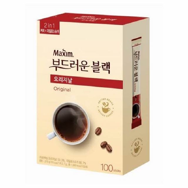 맥심 오리지날 부드러운블랙믹스 2.7gx100T