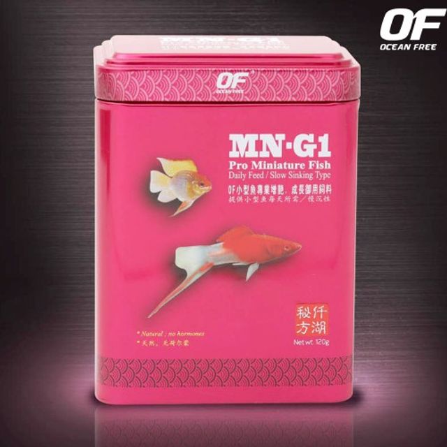 소형물고기 열대어 구피 사료 먹이 120g 영양분섭취