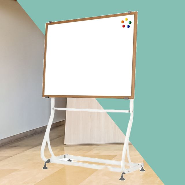 법랑칠판 자석보드 S 이동식 화이트보드 120x240 메플