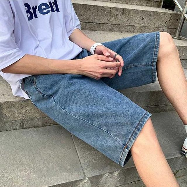 밴딩 남성 데일리 청반바지 데님 팬츠 남자바지 패션바지 하의 스트릿