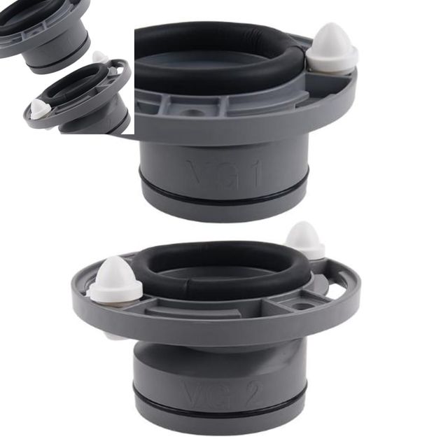 양변기 비파괴 편심 100mm, 배관자재 오토 연결구