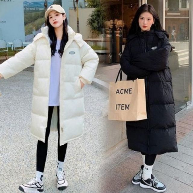 올인원 롱패딩 여성 겨울 후드패딩