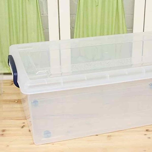리빙박스 730x410x250mm 의류정리함 드레스룸정리함 베란다정리함 틈새수납함