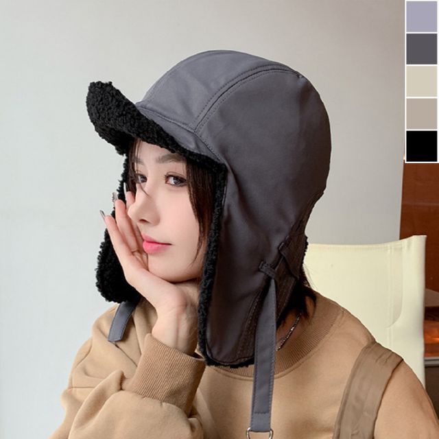 뽀글이 귀달이 방한모 1P 겨울 보온 패션 귀덮개 모자