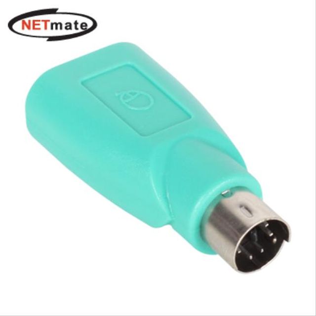NETmate USB to PS 2 젠더 (그린)